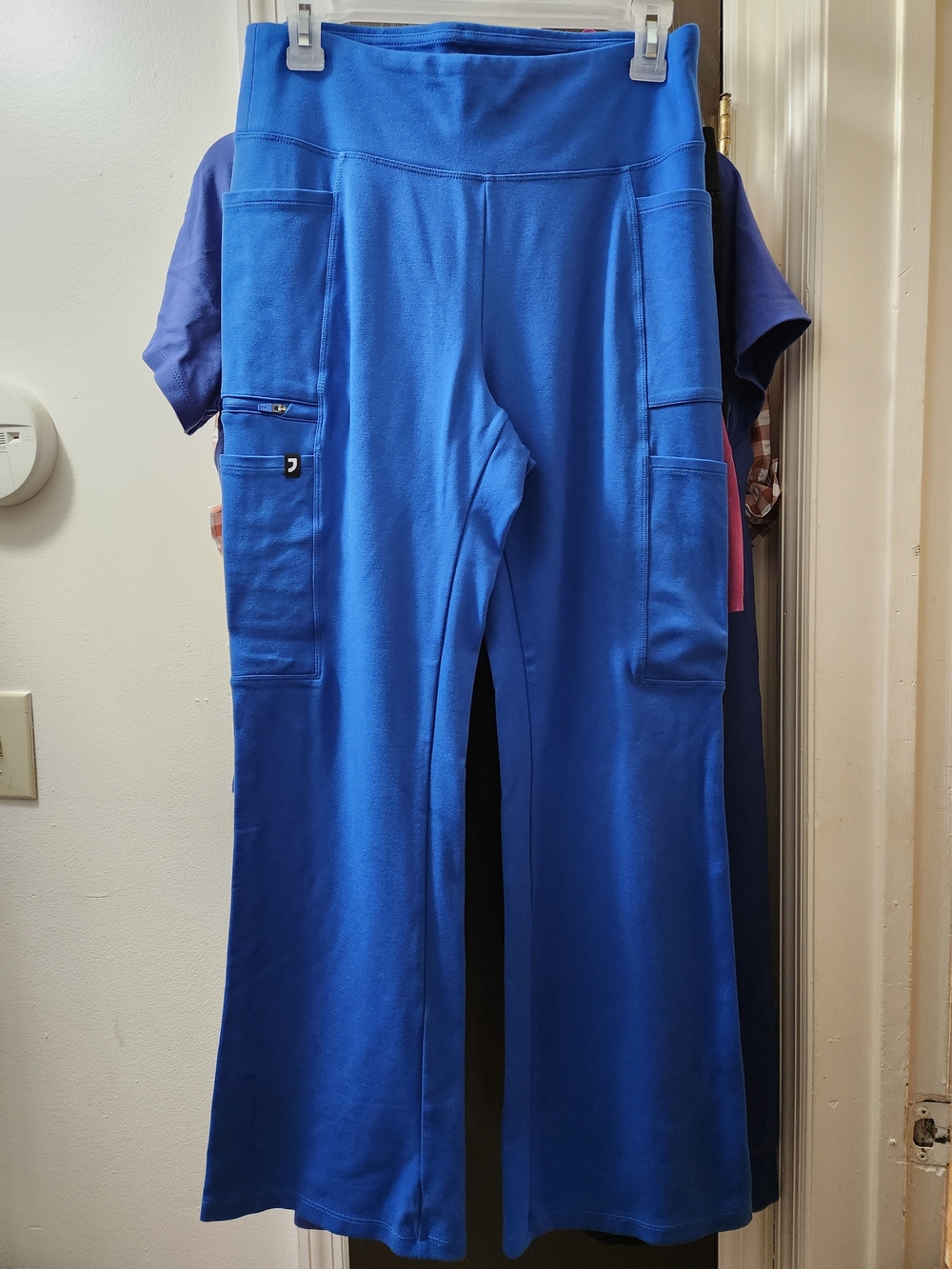 Jaanuu Royal Blue Perri Yoga Style Scrub Pants